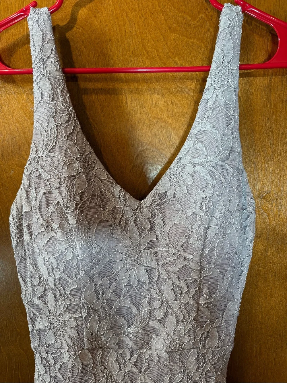 Windsor Lavender Lace V-Neck Dress - Picture 1 of 5